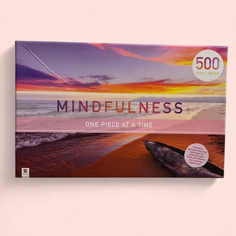 500 Piece Mindfulness One Piece at a Time Hinkler Jigsaw Puzzle